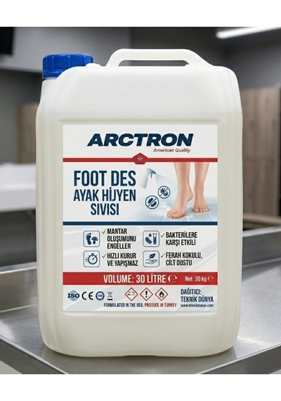 Arctron Foot Des Ayak Hijyen Sıvısı 30 Kg