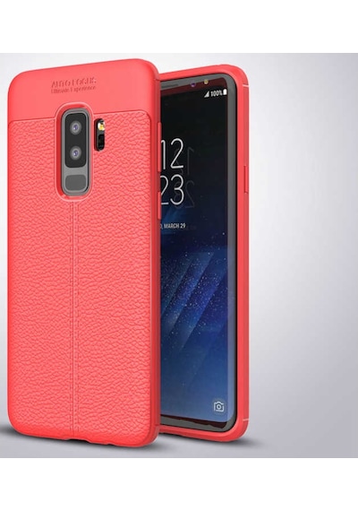 Samsung Uyumlu Galaxy S9 Plus Kilif Deri Tarzi Niss Silikon Case 389468335