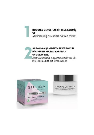 Mineral Ultimate Kırışıklık Karşıtı Ve Sıkılaştırıcı Kremi Boyun Ve Dekolte Kremi 60ml 2 Paketi