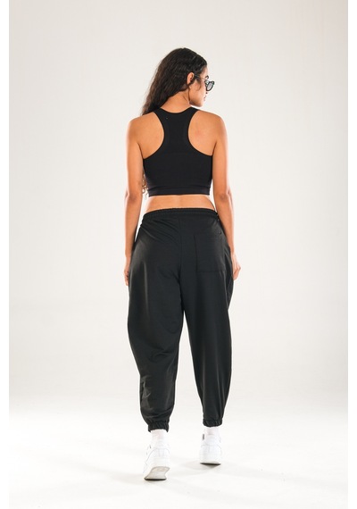 Cocopelli Pac A Lastikli Pileli Siyah Jogger Pantolon Coc2081 Siyah