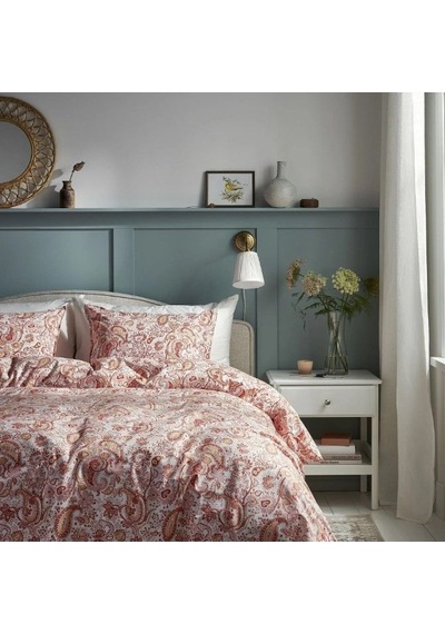 Ikea Rodgersıa Çift Kişilik Nevresim Takımı 220 X 240 Cm Pembe - Beyaz