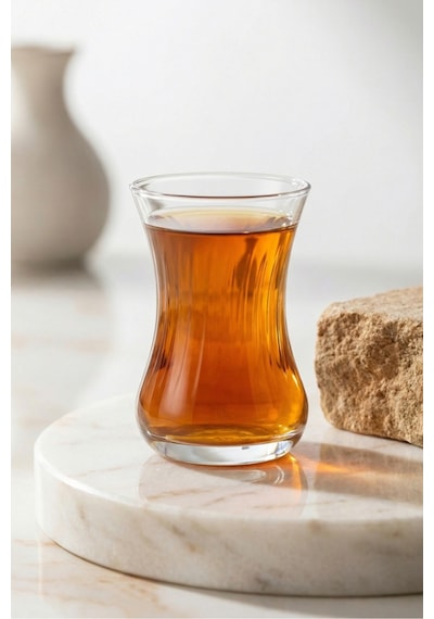 LAV Demet Cam Çay Bardağı 6 Kişilik 135 ml