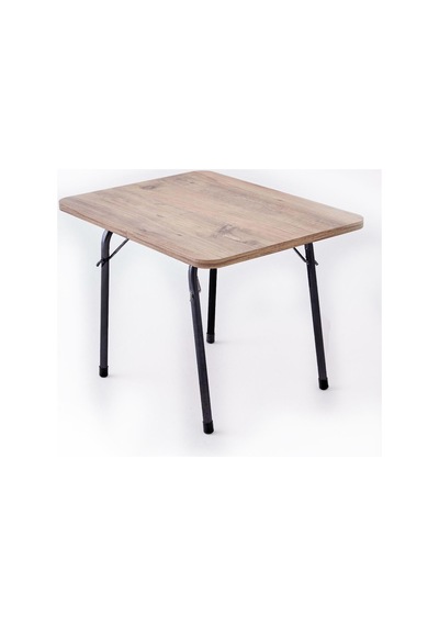 Exent 45x60 Cm Kamp Sehpası, Piknik, Bahçe Balkon Plaj Sehpası Katlanır Sehpa-atlantik Çam Kahverengi
