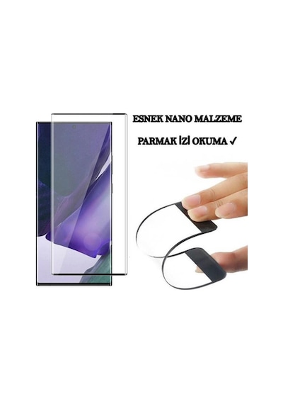 Galaxy Note 20 Ultra Zore Polymer Nano Ekran Koruyucu Siyah (554333908)
