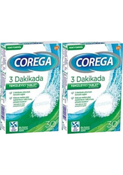 Diş Protez Temizleyici 30 Tablet-2 Adet