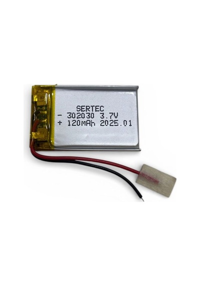Tedar Sertec 302030 3.7v 120 Mah Li-polymer Pil Devreli/1.5a Najmaddin