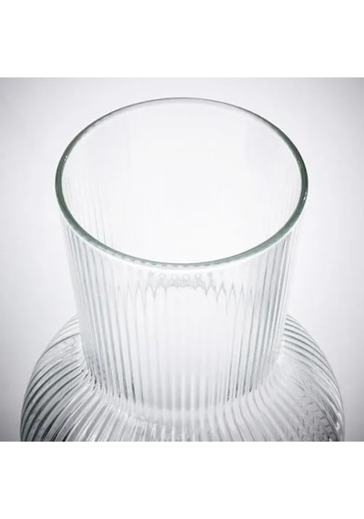 Sumuhome Padvılje Cam Vazo Saydam 2'li 17cm Saydam