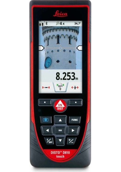 Leica Disto D810 Dokunmatik Ekranlı Kameralı Lazermetre