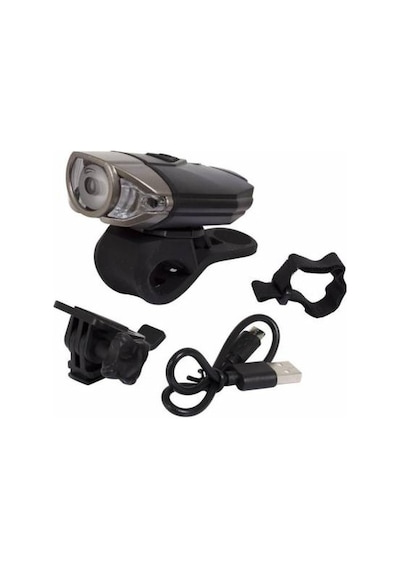 Eastpower Briviga Ebl-039 Usb Şarjlı 380 Bisiklet Ön Far Siyah-Gri