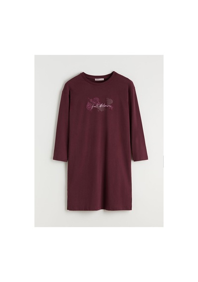 LC Waikiki Alıta Cıty Farkıyla Lcw Dream Bordo Penye Baskılı Uzun Kollu Kadın Gecelik Bordo - 930179656 Bordo LC Waikiki Alıta Cıty Farkıyla Lcw Dream Bordo Penye Baskılı Uzun Kollu Kadın Gecelik Bordo - 930179656 Bordo