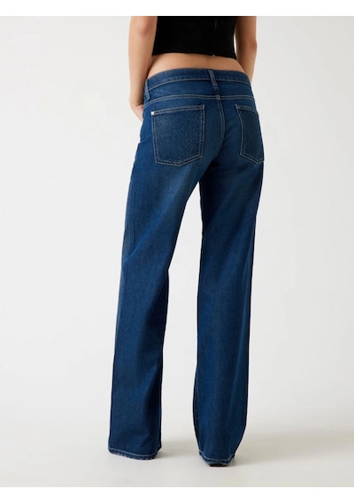 Guess Slouchy Kadın Lacivert Regular Fit Jean W5ba1dd0741-cssn Lacivert