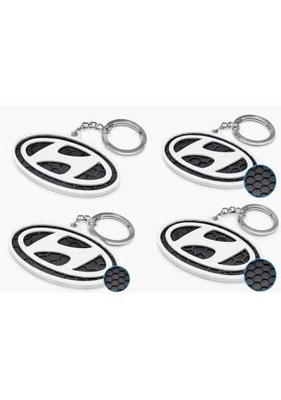 Hyundai Logo Anahtarlık Araba Anahtarlığı 3d Baskı Dekoratif Araç Anahtarlık