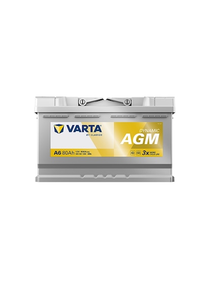 Varta A6 Dynamic Agm Start-stop 12 V 80 Ah 800 Cca Akü-yerinde Montaj