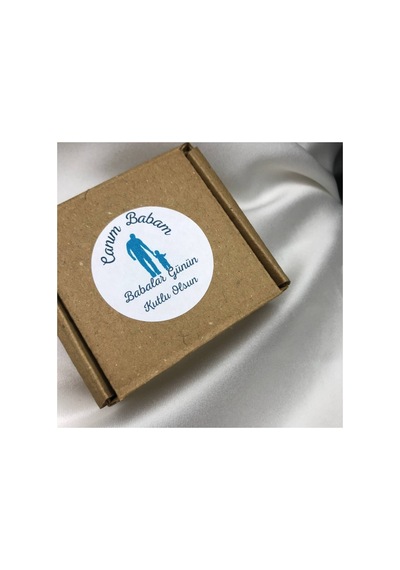 Canım Babam Etiketi Baba Kız Oğul Hediye Sticker Blue 4 Cm 40 Adet Çok Renkli