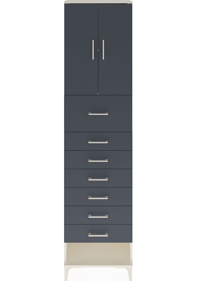 Arges Dolap 2 Raflı 7 Çekmeceli 2 Kapaklı 60x30x243 Aytaşı-antrasit Aytası Arges Dolap 2 Raflı 7 Çekmeceli 2 Kapaklı 60x30x243 Aytaşı-antrasit Aytası