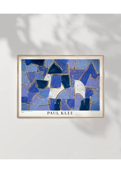 Çerçevesiz Poster Paul Klee Mavi Gece