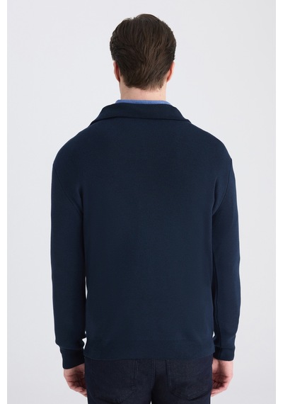 Twn Slim Fit Lacivert Kazak 5ec065711207m Çok Renkli