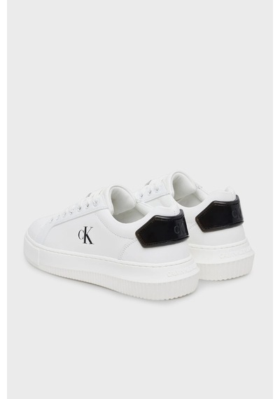 Calvin Klein Bayan Ayakkabı Yw0yw01846 01w Beyaz-siyah Beyaz-siyah