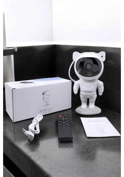 Hubrendy Tekno Astronot Görünümlü Projeksiyon Speaker Taşınabilir