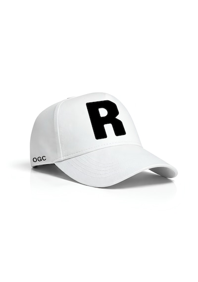 Ogc R Harfi Unisex Şapka Beyaz