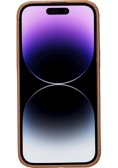 Apple İphone 14 Pro Max Uyumlu Deri Arka Kapak Rock Rst2e Diğer