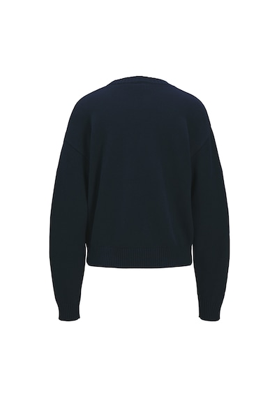 Jack & Jones Kadin Bisiklet Yaka Kazak - Brook - 12281710 Maritime Blue