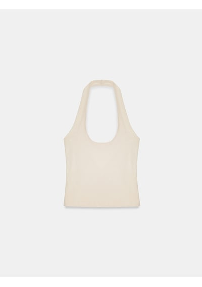 Dilvin 32726 Halter Yaka Top-taş