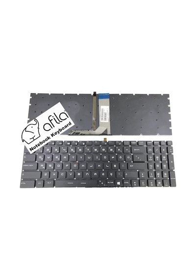 MSI Uyumlu Ge72Vr 7Rf Apache Pro-404Xtr Klavye Tr MSI Uyumlu Beyaz Işıklı - 557279763