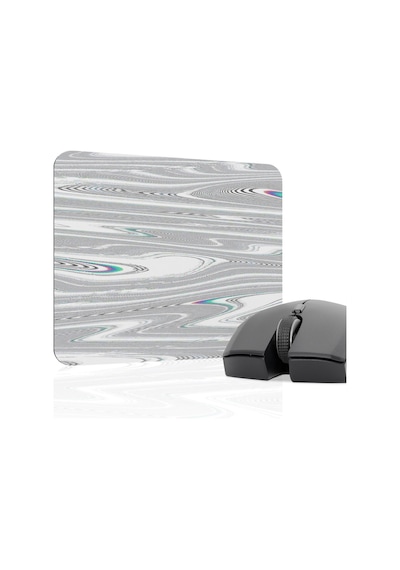 Glitch Kaymaz Dikişli Kauçuk Oyuncu Mousepad V5 - 22x18 Gaming Mouse Pad Fare Altlığı
