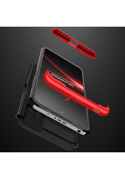 Xiaomi Redmi 10 10 2022 Kılıf Lens Tam Korumalı Gkk Sert Kapak