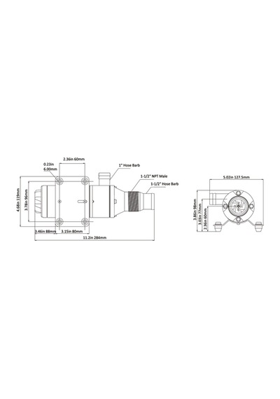 Sealux Marine Macaretör 12V