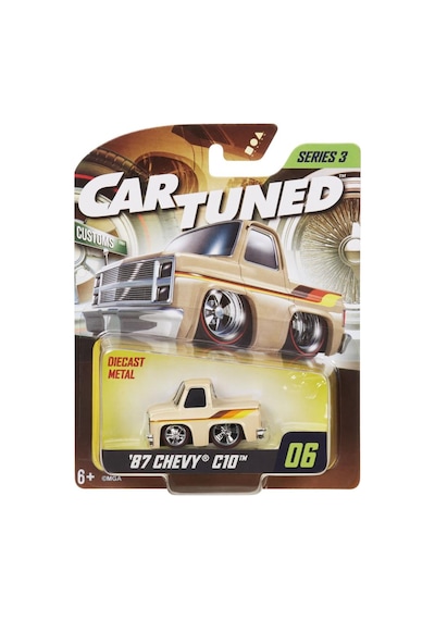 Adore Oyuncak Cartuned S3 1987 Chevy C10 - Krem Rengi Custom Araba Ict526711