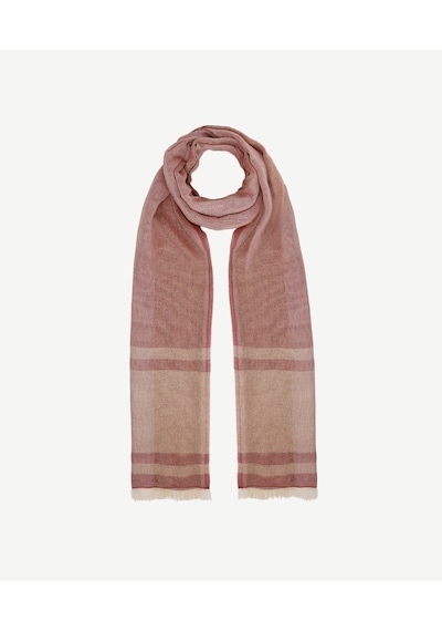 Yargıcı Şerit Detaylı Şal 26yksl1084x 040 Pudra