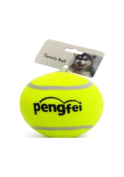 Ayrex Jouis Köpek Oyuncağı Tenis Topu 2'li Büyük Boy Dayanıklı Kauçuk İç Yapı, Diş Dostu Yumuşak Keçe