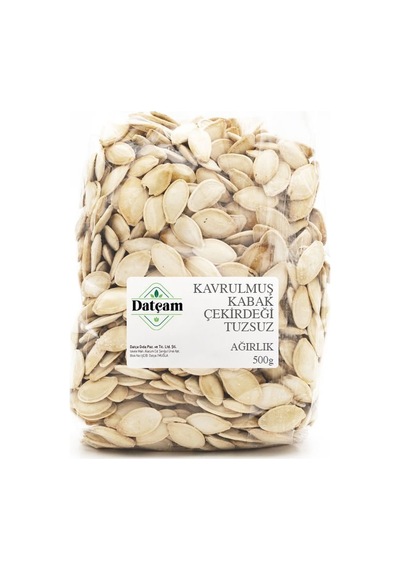Kavrulmuş Kabak Çekirdeği Tuzsuz 500gr