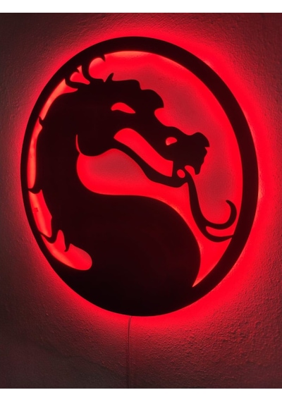 Mortal Kombat Led Işıklı Tablo (523523867)