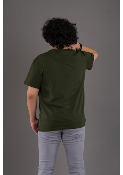 Slimfit Baskılı Sıfır Yaka Erkek Penye T-Shirt (539781109)