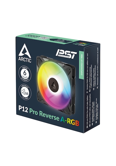 Arctic P12 Pro Reverse Argb 120mm 3000rpm 73cfm Yüksek Performans Kasa Fanı Acfan00322a Fan