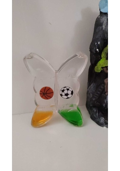 Sulu İçi Dönen Model Saat Boyutu 13 Cm
