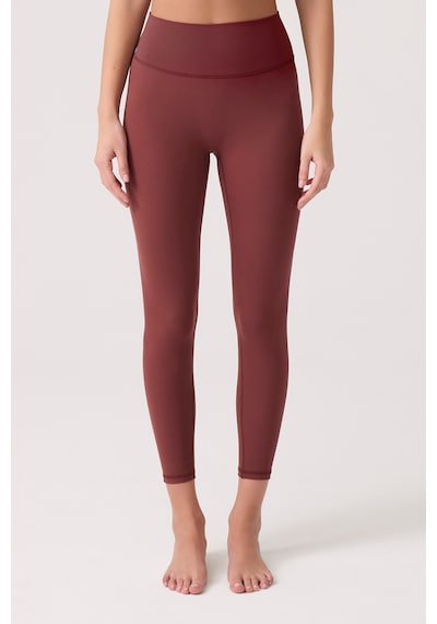 Los Ojos X Ece Bordo Yüksek Bel Spor Tayt Mono Leggings Bordo
