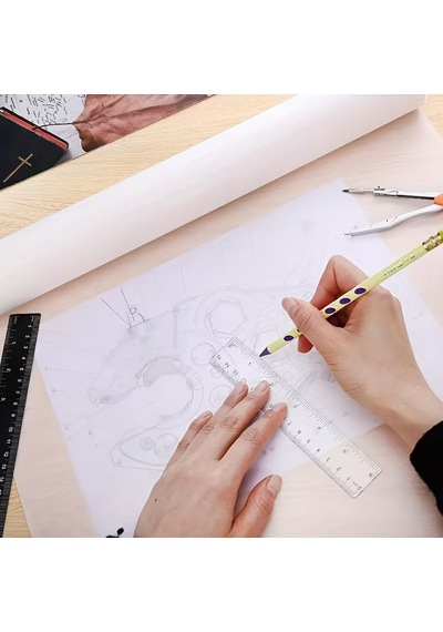 Jokey Kırtasiye 100x70cm Yağlı Pişirme Norveç Kağıdı Yağlı Parşömen Kağıdı 40gr. Eskiz, Çizim ve Kalıp Kağıdı (10 Adet)