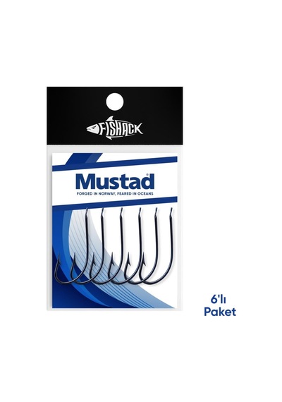 Olta İğnesi - Mustad - 2300 - Lacivert - No: 2 6'lı Paket