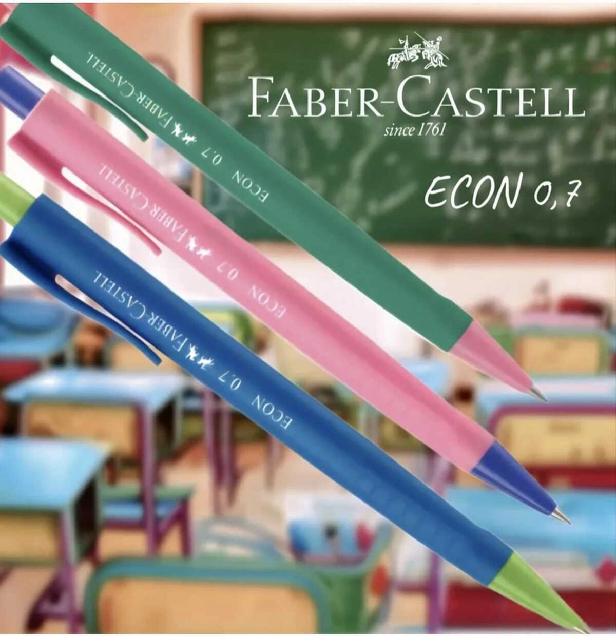 Pembe Econ Combo Yeni Sezon 0.7 Uçlu Kalem Pembe Pembe