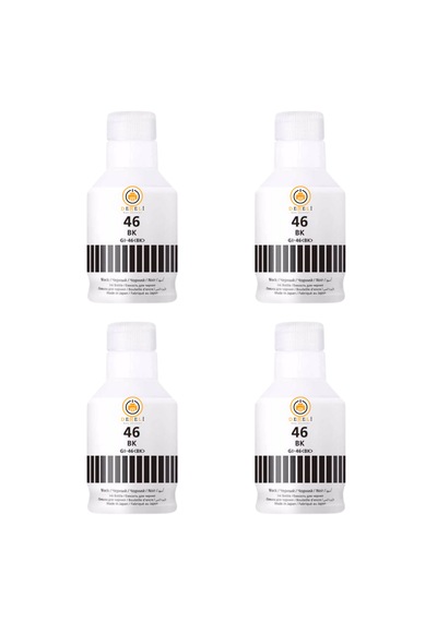 Gı-46 Uyumlu Siyah Mürekkep 4 Adet Maksimum Verim Gx3040 Gx4040 Gx5040 Gx6040 Gx7040 4x170ml