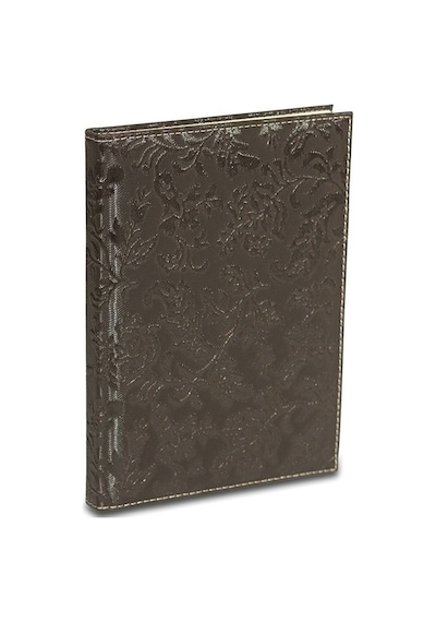 2K 2027 Yeni Yıl Deri Kapak Ajanda Defter Tarihli Çizgili 17x24 CM Kahverengi