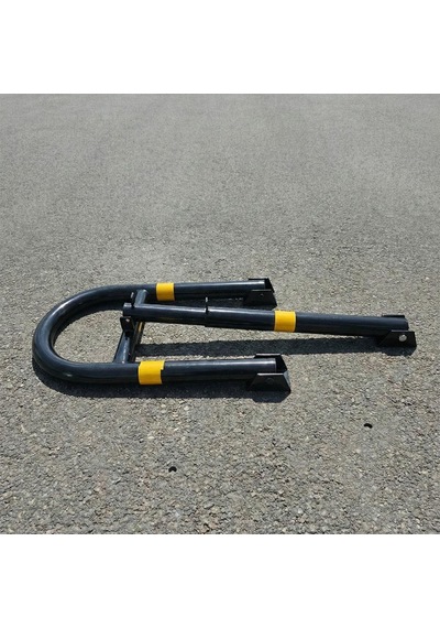 Kilitli Otopark Direği Destekli 62 Cm, Yatar U Tip Park Bariyeri-4014