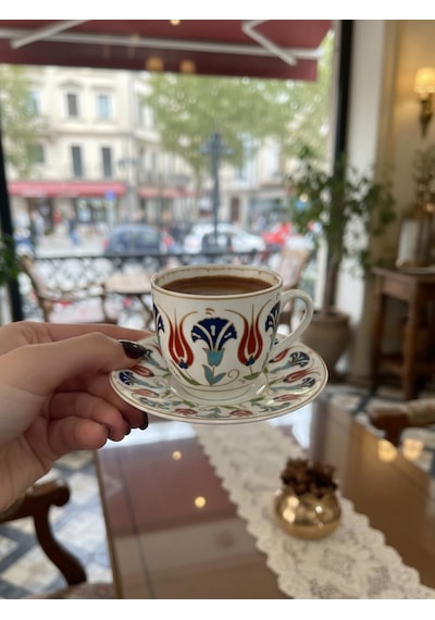 French Press Hediyeli 6 Kişilik Kahve Fincanı Seti + Espresso & Filtre Kahve Sevgililer Günü Özel Diğer