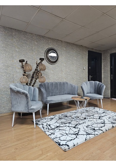 Zafir Papatya Çay Seti Koltuk Takımı Beyaz Boyalı Sivriltme Ayak, Balkon, Salon, Ofis, Cafe Koltuk Takımı Gri Zafir Papatya Çay Seti Koltuk Takımı Beyaz Boyalı Sivriltme Ayak, Balkon, Salon, Ofis, Cafe Koltuk Takımı Gri