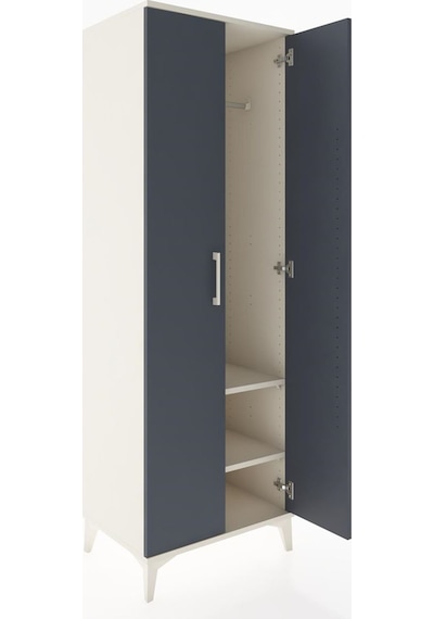 Hyperion Dolap 2 Raflı 2 Kapaklı Tek Askılı 60x44x182 Aytaşı-... Aytaşı