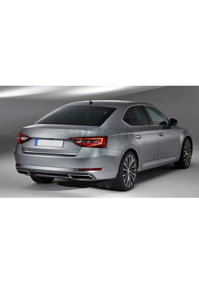 S-Dizayn  Skoda Superb Krom Egzoz Çıkışı 2 Parça 2015-2019
